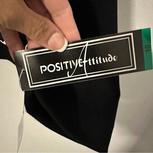 Vintage 80s Mob Wife Black Animal Print Contrast Trim Jacket Blazer Zip Sz 10 - Picture 7 of 10